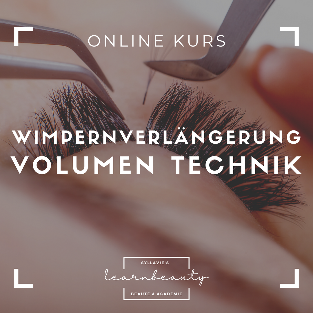 Wimpern-/Lash Extensions | Mega Volumen Technik: Online Kurs