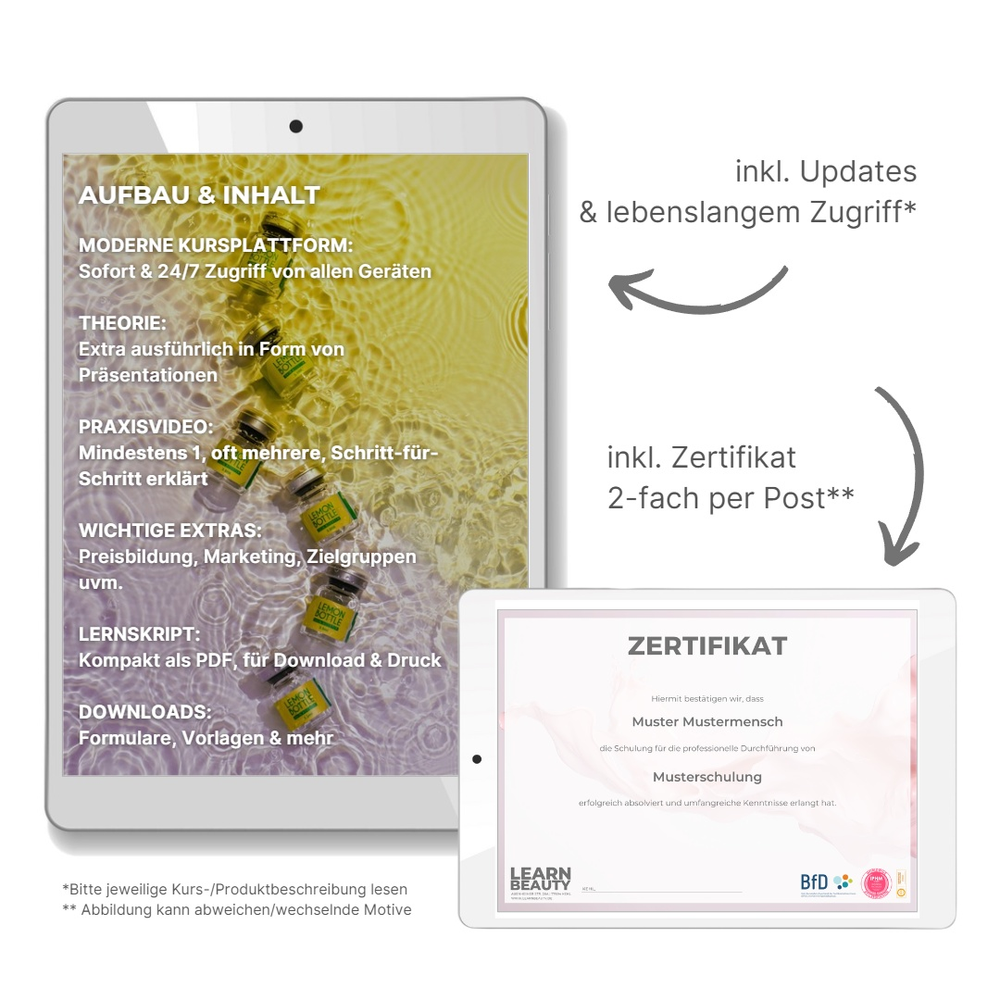 Lemon Bottle Skin Booster: Online Kurs